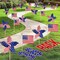4th of July Decorations - Fourth of July Deals - 36 Patriotic Stars and Stripes Pinwheels & Flags